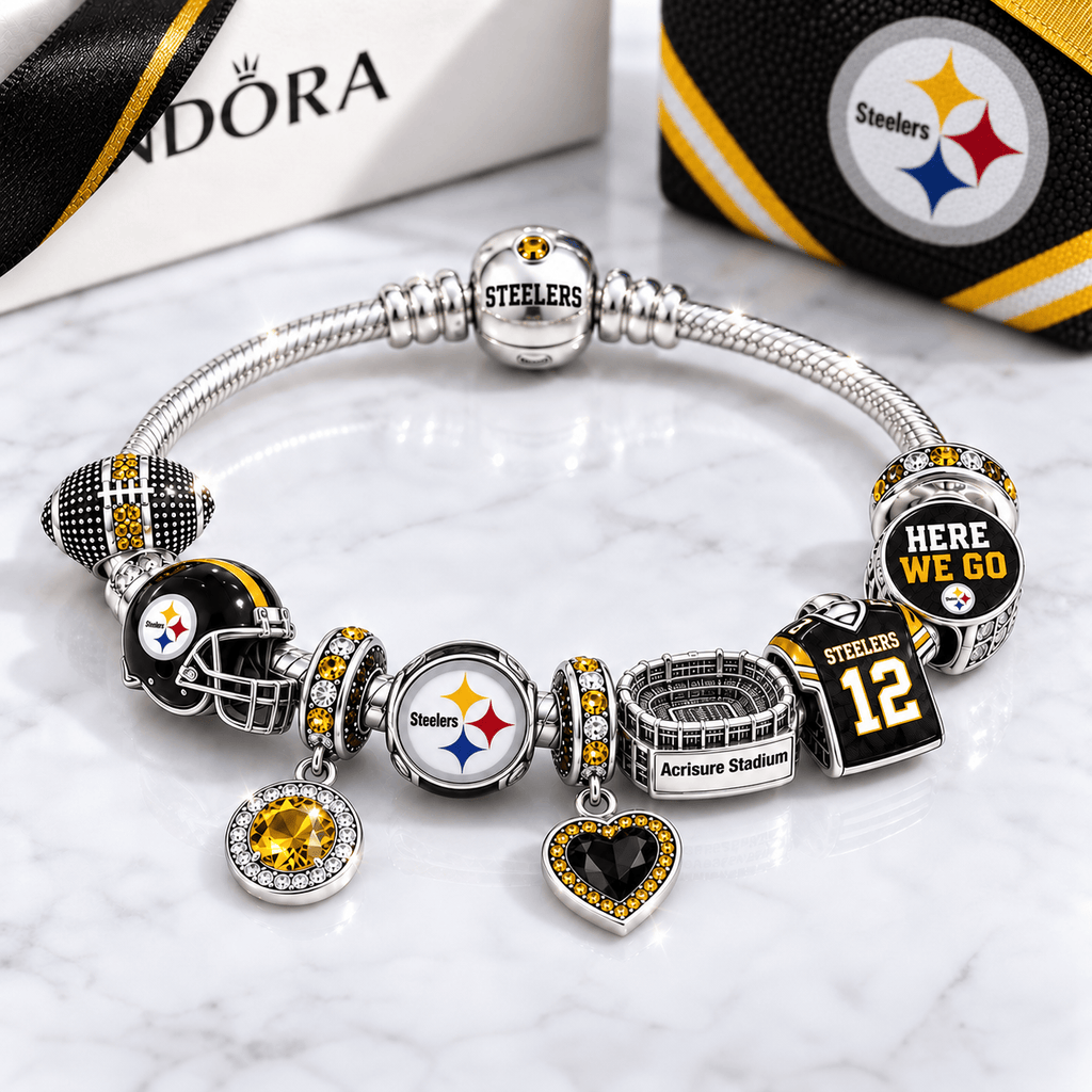 PBS Silver Charm Bracelet Set BMD