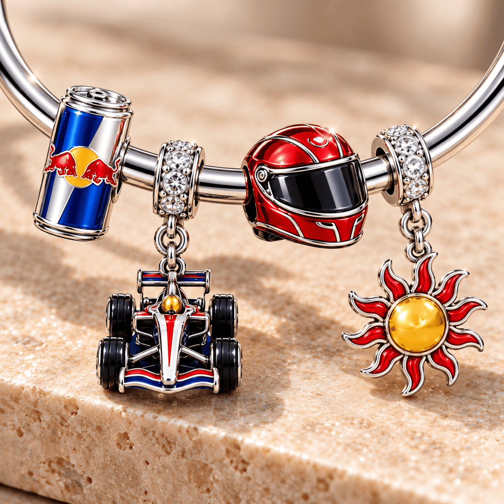 RBL Silver Charm Bracelet Set TMH